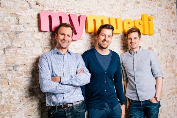 Das Gründerteam von MyMuesli. (Foto: MyMuesli)