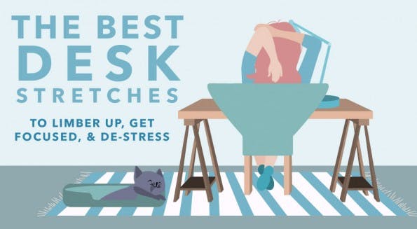 17 Schreibtisch-Übungen, die deinem Körper gut tun (Infografik: Health Perch)