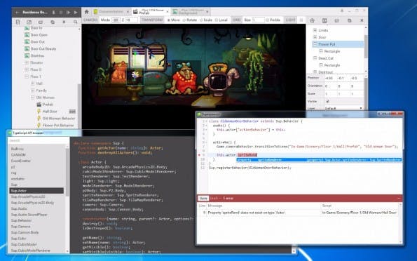 Superpowers: Gemeinsam an 2D- oder 3D-Games arbeiten. (Screenshot: Superpowers)