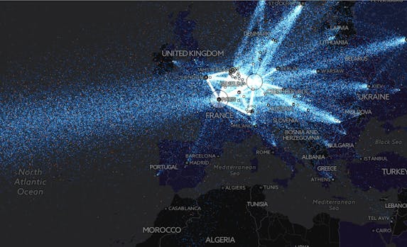 Diese interaktive Karte zeigt, wie wichtig das Tor-Netzwerk inzwischen für Deutsche ist