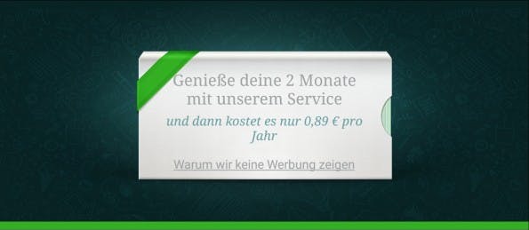 Diese Anzeige in der WhatsApp ist bald Geschichte. (Screenshot: t3n)