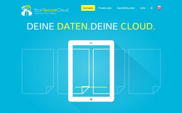 YouSecureCloud speichert eure Daten in Deutschland. (Screenshot: yoursecurecloud.de)