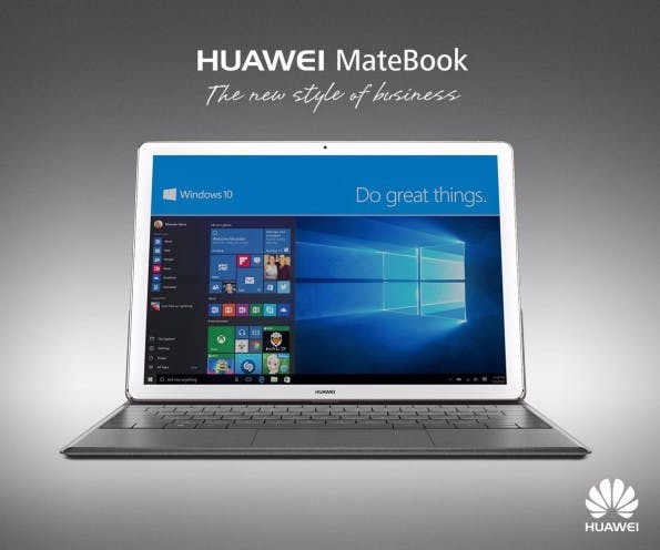 Für das Huawei MateBook werden mindestens 799 Euro fällig – ohne Tastatur. (Quelle: Huawei)