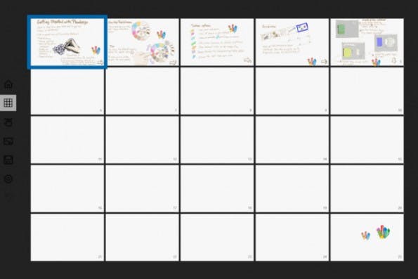 Microsoft: Plumbago ist ein digitales Notizbuch für Windows-Tablets. (Screenshot: Microsoft)