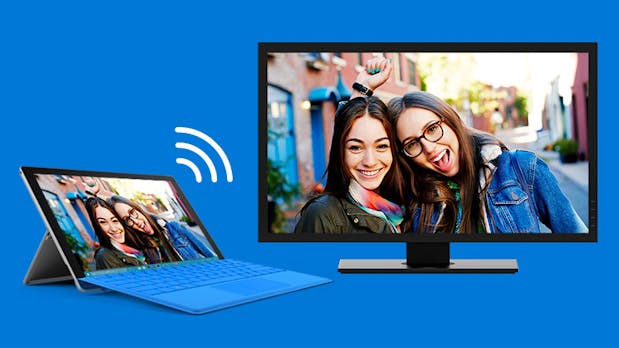 Drahtlos vom Notebook, Tablet oder Smartphone auf den Fernseher: Der neue Wireless-Display-Adapter von Microsoft