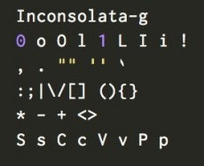 Inconsolata-g. (Screenshot: Slant.co)