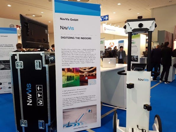 NavVis-Stand auf der CeBIT 2016. Foto: t3n