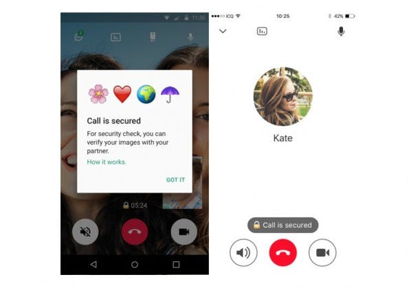 Verschlüsselte Videoanrufe mit ICQ. (Bild: Mail.ru)