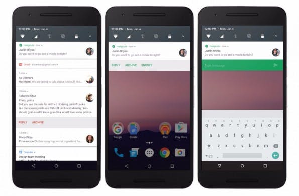 So sieht die erste Android-N-Preview auf dem Smartphone aus der App-Drawer ist noch vorhanden. ;-) (Screenshot: Google)