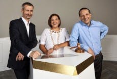 Die Auctionata-Gründer Georg Untersalmberger (l.), Susanne und Alexander Zacke. (Foto: Auctionata)