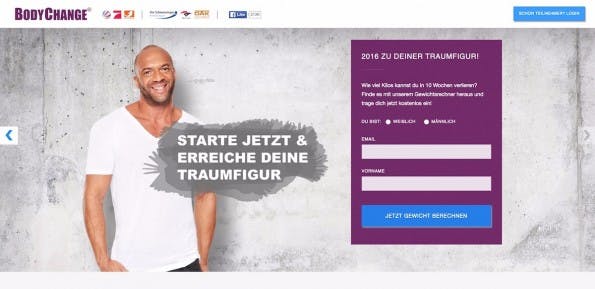 SocialMedia Interactive ist vor allem für seine Marke „BodyChange“ bekannt. (Screenshot: imakeyousexy.com)