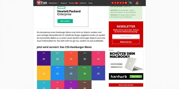 (Screenshot: t3n.de)