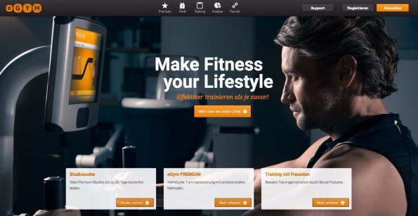 Riesen-Deal in München: Fitness-Startup eGym sammelt 45 Millionen Euro ein. (Screenshot: eGym)