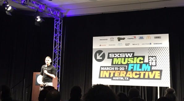 Gary Vaynerchuk auf der SXSW-Bühne. (Foto: t3n)