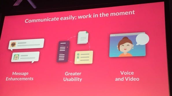 Neue Slack-Funktionen. (Foto: TechCrunch)