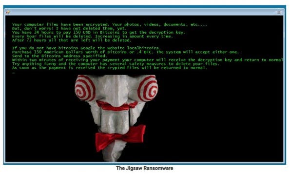Jigsaw-Ransomware: Tool hilft gegen fiese Erpressungsmasche. (Screenshot: BleepingComputer)