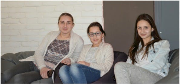 Coder-Nachwuchs: Die Schwestern Elene, Ani und Mari Machaidze haben gemeinsam den dritten Platz beim HackerRank Women‘s Cup erreicht. (Foto: HackerRank)