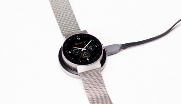 So lässt sich die CoWatch aufladen. (Foto iMCO)