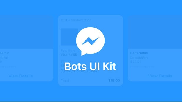 Kostenloses UI-Kit für Messenger-Bots: So setzt ihr euren Bot perfekt in Szene