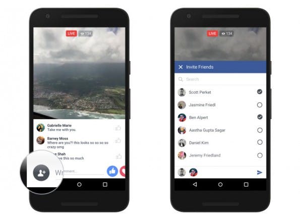 Facebook startet Live-Video – Nutzer können jetzt Streams aufsetzen. (Grafik: Facebook)