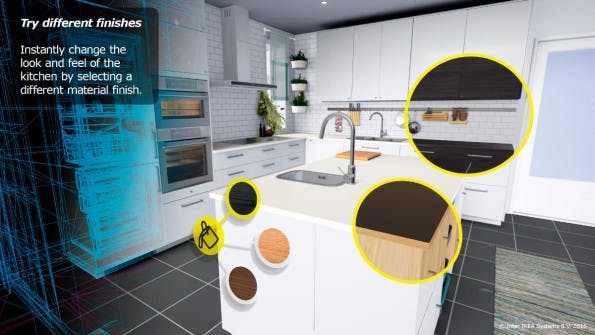Die virtuelle Realität kommt in die Ikea-Küche. (Foto: Inter IKEA Systems B.V. 2016)