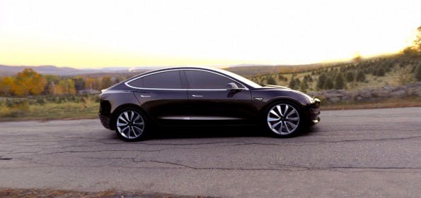 Tesla Model 3. (Foto: Tesla)