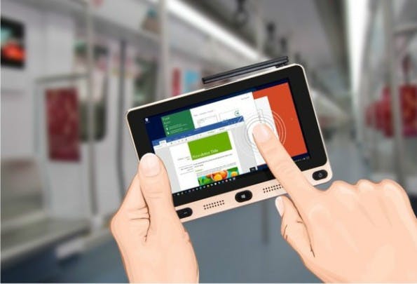 Der Gole 1 beherrscht Windows 10 und Android 5.1. (Bild: Gole/Indiegogo)