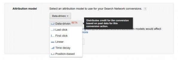 Adwords-Attribution. (Bild: Google) http://www.internetkapitaene.de/2016/05/12/adwords-bekommt-attributionsmodelle/