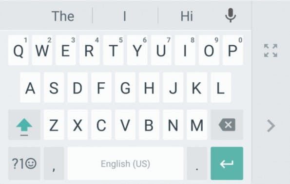 Android: Die Google-Tastatur könnt ihr jetzt auch einhändig bedienen. (Screenshot: Android Police)