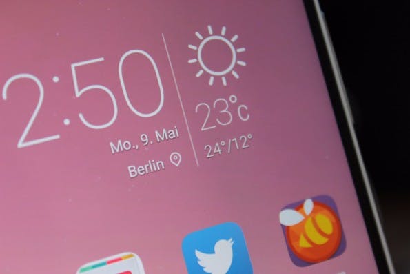 Das Display des Huawei P9 löst „nur“ mit Full HD auf. (Foto: t3n)