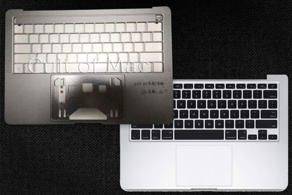 Links das neue MacBook-Pro, rechts das alte Design. (Foto: Cult of Mac)