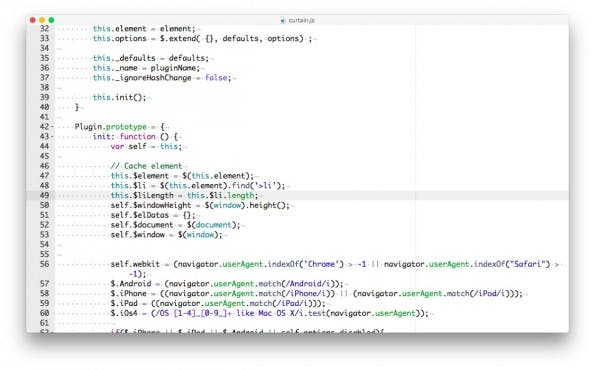 Der Code-Editor Small: Einfachheit statt Feature-Feuerwerk. (Screenshot: Small)