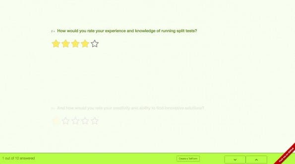 Open-Source-Alternative: An den Funktionsumfang von Typeform kommt TellForm derzeit noch nicht ran. (Screenshot: TellForm)