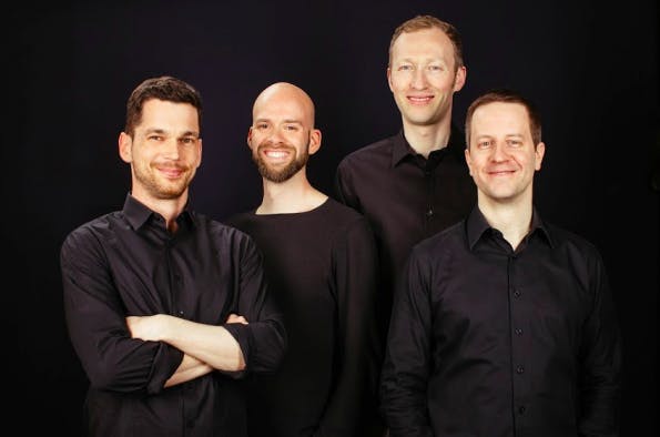 Christian Thurau, Florian Hoppe, Ingo Bax und Roland Memisevic haben gemeinsam das Startup TwentyBN gegründet. (Foto: TwentyBN)