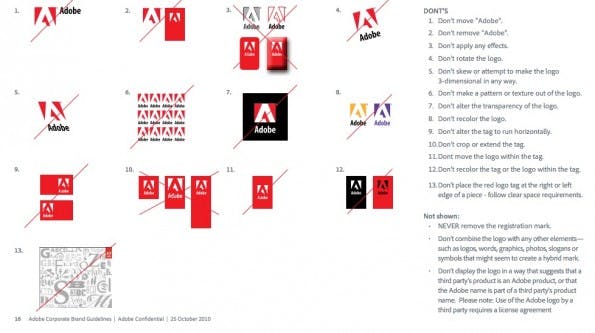Adobe Styleguide