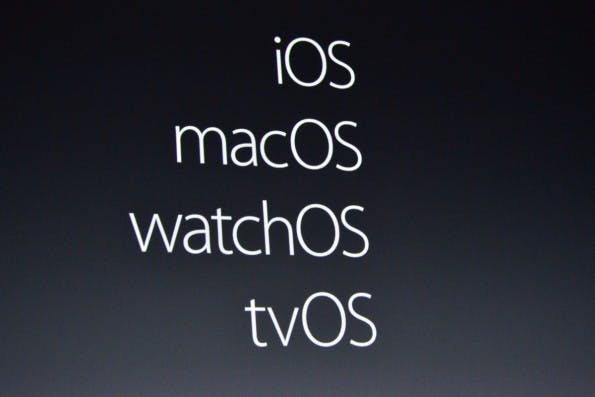 Aus OS X 10.12 wird macOS Sierra. (Foto: The Verge)