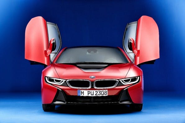 BMW i8 Protonic Red Edition. (Foto: BMW)