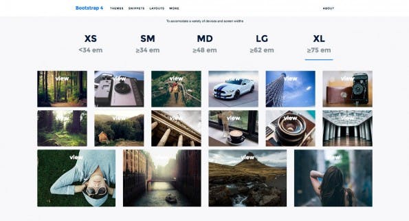 Dier visuelle Guide zeigt euch die wichtigsten Neuerungen in Bootstrap 4. (Screenshot: bootstrap4.guide)