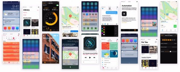 Das quelloffene UI-Kit für iOS 10 enthält alle wichtigen Elemente. (Grafik: puzzles.design)