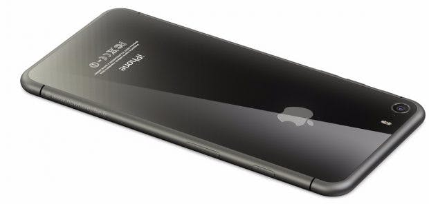 Nur ein Design-Konzept: Könnte das iPhone 8 so aussehen? (Bild: Martin Hajek; nowhereelse.fr)
