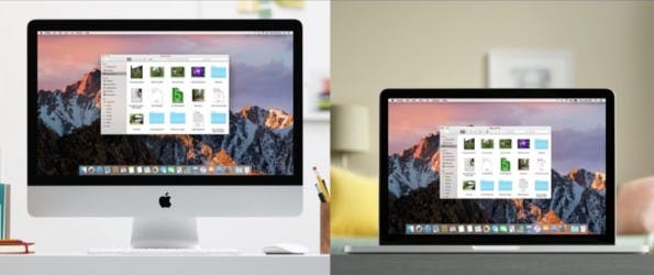 Eine Desktop-Ansicht auf allen Rechnern. (Bild: Apple)