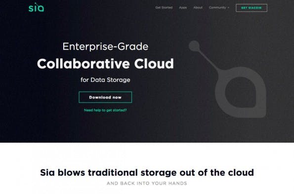 Nie wieder abhängig von einem Cloud-Anbieter: Sia speichert eure Daten dezentral im Netz. (Screenshot: sia.tech)