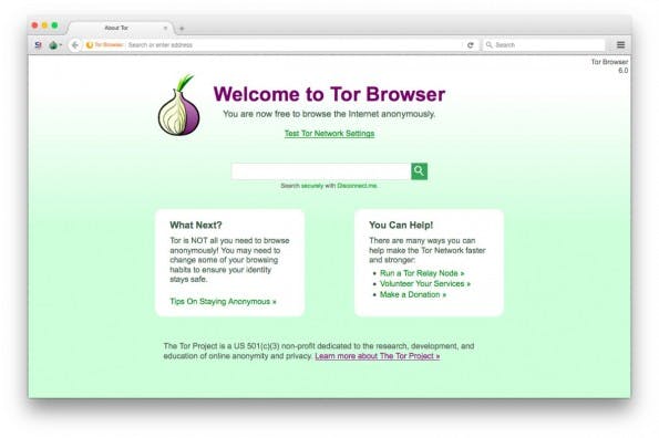 Der Tor Browser steht in Version 6.0 zum Download bereit. (Screenshot: Tor Browser 6.0)