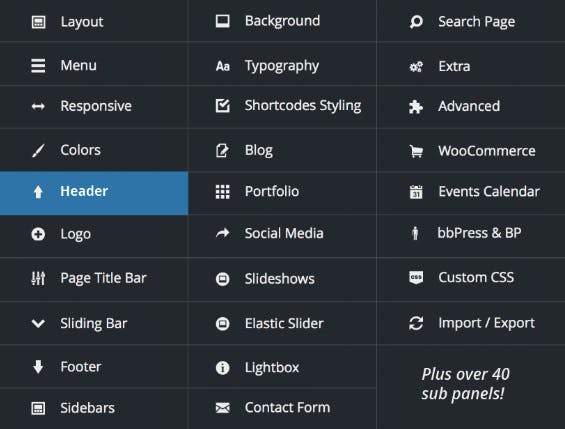 Wenn ihr ein Wordpress-Theme kaufen wollt, solltet ihr nicht nur nach dem Funktionsumfang des Themes gehen. Inhalte, die mit Theme-Funktionen erstellt wurden, gehen nach einem Theme-Wechsel verloren. (Screenshot: http://avada.theme-fusion.com)