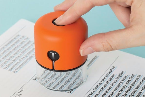 Spector: Das kleine Gerät soll Schriftarten für euch identifizieren. (Foto: Fiona O‘Leary)