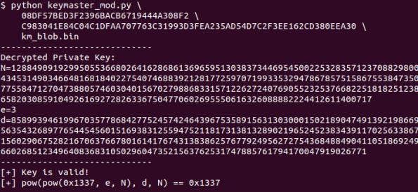 Der Entdecker hat ein Python-Tool für Bruteforce-Angriffe auf den extrahierten Schlüssel bereitgestellt. (Quelle: bits-please.blogspot.de)