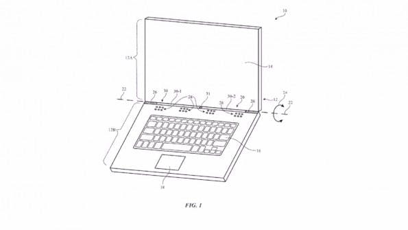 Ein neues Patent beschreibt die Integration einer Mobilfunkantenne in ein Macbook. (Bild: USPTO)