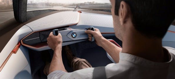 BMW-Vision Next 100 im aktiven Boost-Mode. (Bild: BMW)