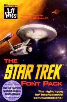 Star-Trek-Fonts für die intergalaktische Kommunikation. (Bild: Bitstream)