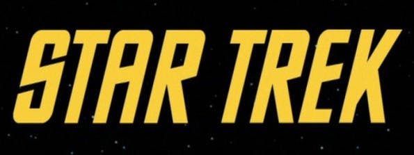 Mit diesem Schriftzug beginnt die Geschichte der Star-Trek-Fonts. (Logo: CBS Studios Inc.)